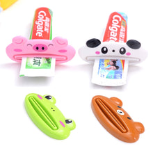 Load image into Gallery viewer, 1pcs Kids Children Toothpaste Dispenser Tools Animal Tooth Paste Tube Squeezer Toothpaste Rolling Holder Home Bathroom Supplies