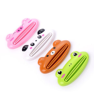 1pcs Kids Children Toothpaste Dispenser Tools Animal Tooth Paste Tube Squeezer Toothpaste Rolling Holder Home Bathroom Supplies